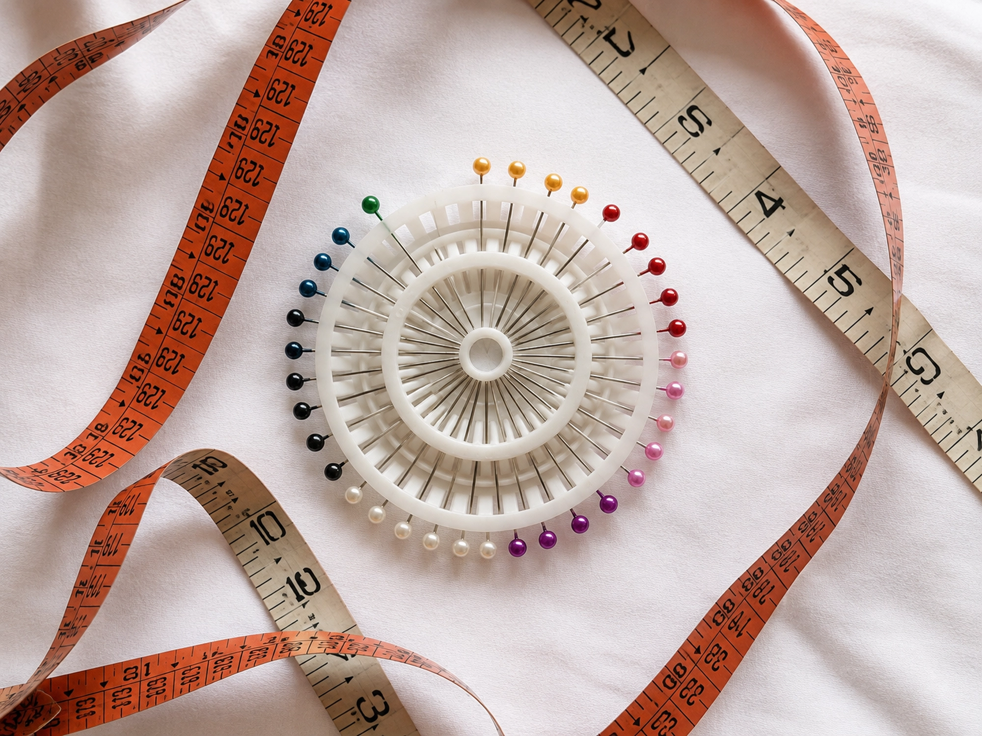 Fabric and embroidery details from the studio